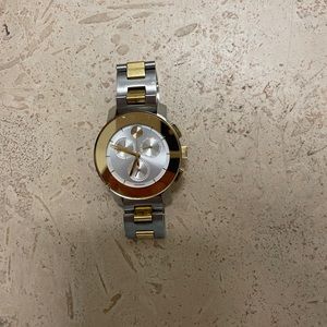 Movado Gold and Silver Watch
